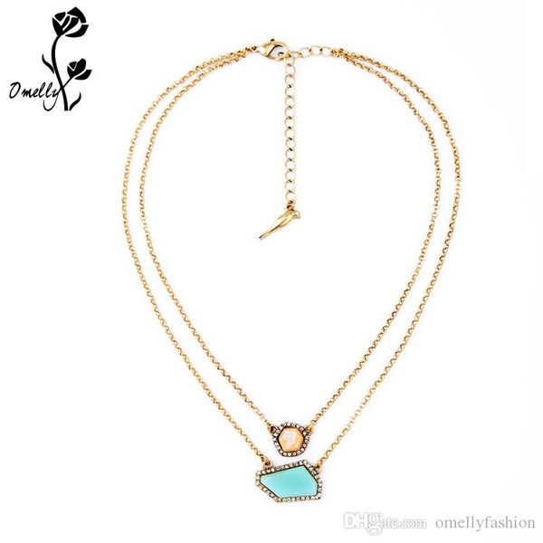 

fashion multi layer women pendant necklace vintage crystal charm choker with rhinestone necklace for women chian short necklaces, Silver