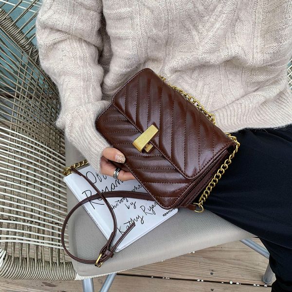 

новый стиль ретро мода квадратный слинг сумка цепь crossbody сумка сумка
