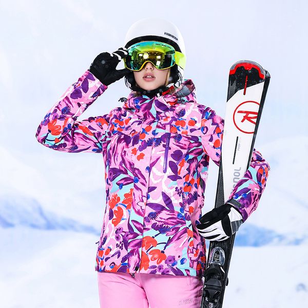 

high experience winter jacket women ski jacket for women snowboarding jackets female waterproof winter women's ski suit snowsuit