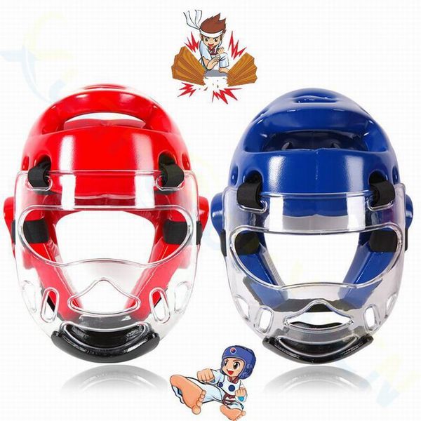 

kid taekwondo headguard helmet karate boxing sanda mask itf head face protector headgear