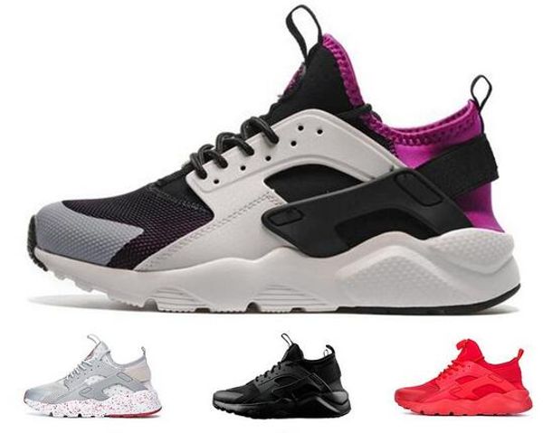 

factory online store wholesale huarache 4 running shoes mens women good quality huaraches sneakers trainers sneaker big size 45 us11
