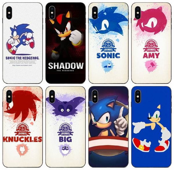 

tongtrade] sonic the hedgehog video game case for iphone 11 pro max x xr xs 8 7 6s 5s plus galaxy a70 a70s a730 huawei y7 p9 redmi k20 case