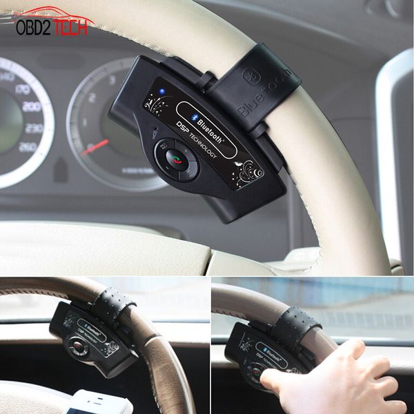 

new steering wheel handsauto bluetooth receiver car kits hands for mobile phone speakerphone bluetooth v4.0