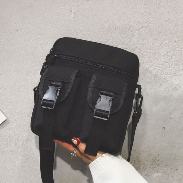 

ins super fire shoulder bag men's popular brand retro casual shoulder bag women's fixed gear messenger large capacity korean