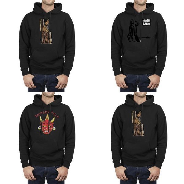 

men design printing nikki sixx black pullover hoodies graphic friends thick hoodie nikki sixx concert worn new music sign smile poster