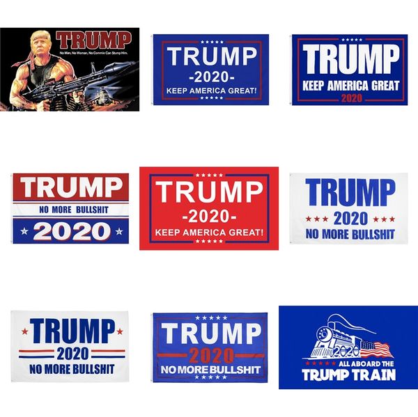 

donald trump flag 150*90cm digital print trump tank donald 2020 keep america great flag banner fast ship #658