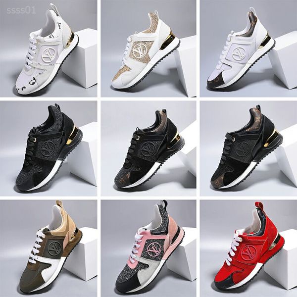 

mens shoes sneakers trainers shoes running shoe for men womens runners flats genuine leather handsome and racer luxury, Black