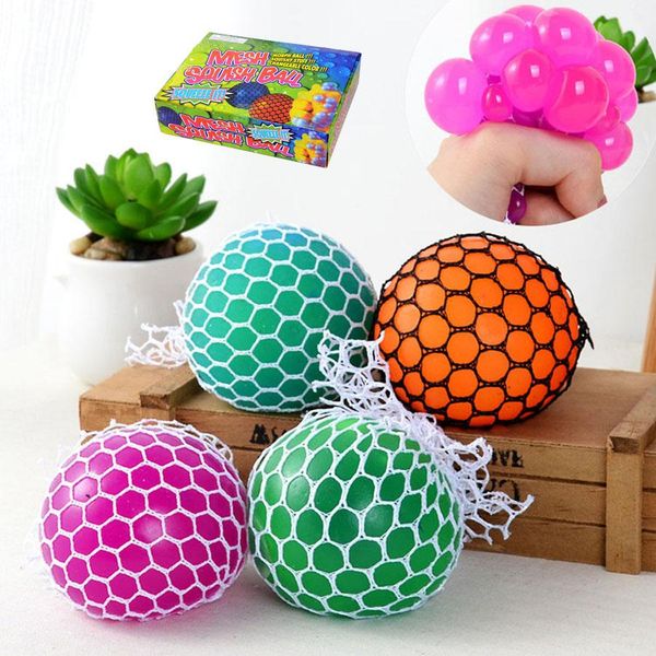 

6см антистрессового mesh face reliever grape бал аутизм настроение squeeze помощь healthy игрушка смешного гаджет vent декомпрессионных игру