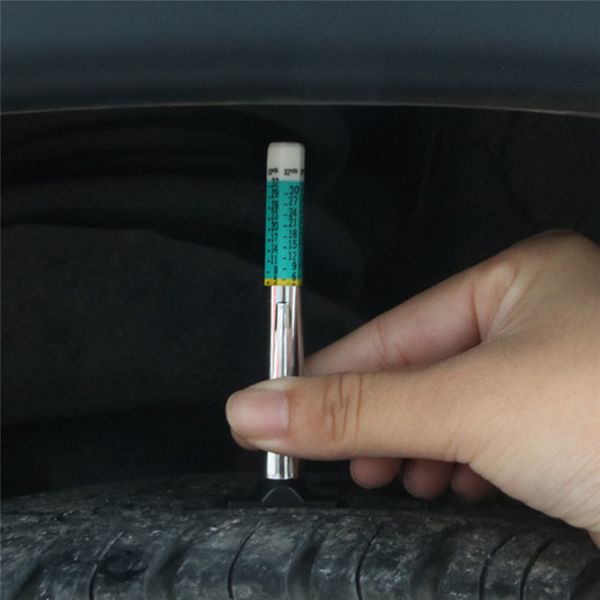 

car 0-25mm tire depth gauge ruler tread mark tread pen motorcycle trailer tire wheel measure tool portable depth gauge