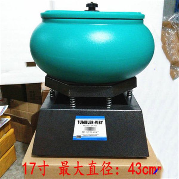 

brand new super large vibratory tumbler wet dry polisher polishing machine 17"