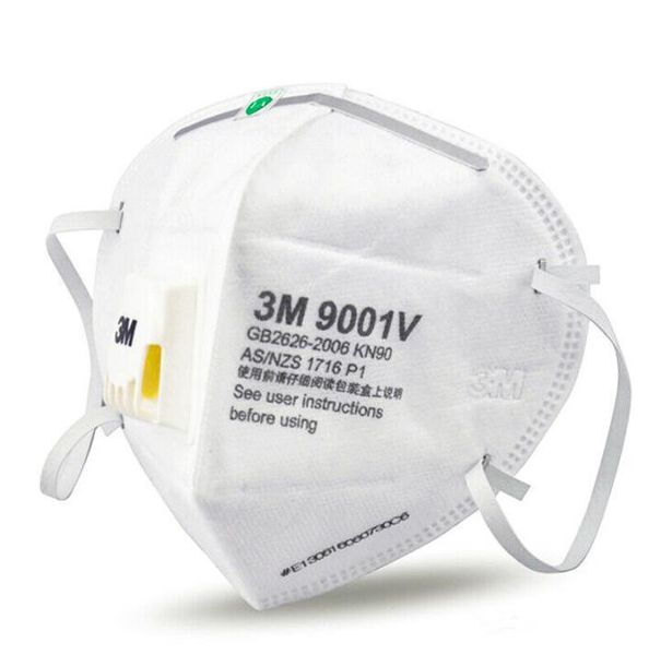 

3M KN95 N95 Маска FFP2 Маска 9051 9542 9542V 9001V с клапаном Антипылевой защитный пылезащитный PM2. 5 Маска DHL доставка 7339044