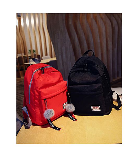 

canvas backpack nylon school bag girl female