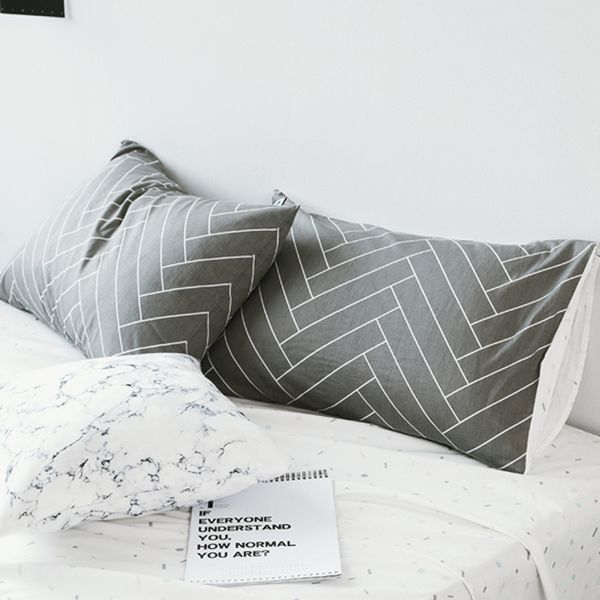 

custom pillow case 70*70 pure cotton pillowcase 50*70 50*75 decorative pillow cover bedding for l nordic style plaid