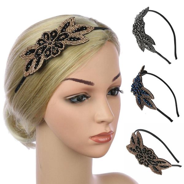 

ретро женщины головной убор девушки венчания партии элегантный hat ремешок цветок перо партии hat зажим для волос повязка аксессуары для вол, White