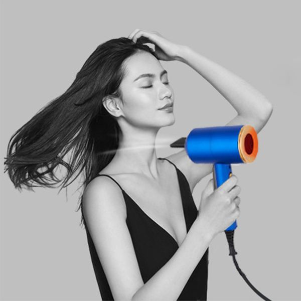 

professional hair dryer household hammer blower dry & cold wind with diffuser hood powerful hair care electric hairdryer