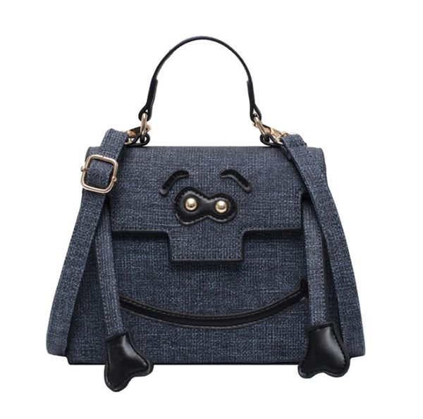 

funny smiley face bag new fashion cute shoulder crossbody bag versatile handbag ph-cfy20051941