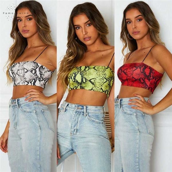 

новый camis сексуальных женщин ремень slim fit жилет змеиной pattern tank crop tops лето змеиный рубахе плюс размер 2019, White