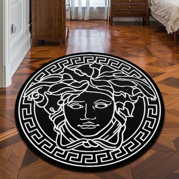 

New brand logo medu a pattern carpet anti lip carpet black home decor doormat kitchen bathroom livingroom floor mat home upplie