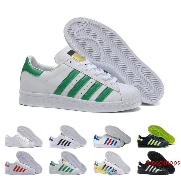 

new superstars white black red blue gold superstars 80s pride sneakers super stars women men sport casual shoes size 36-45