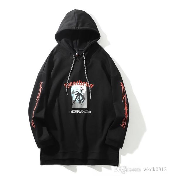 

men designer luxury hoodie brand cotton hoodies outdoor sport couple private custom mens clothing leisure wild splice tpos ston, Black