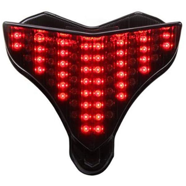 

led tail lights smoked lens led brake light rear turn signal tail light for 2009-2014 yamaha yzf r1
