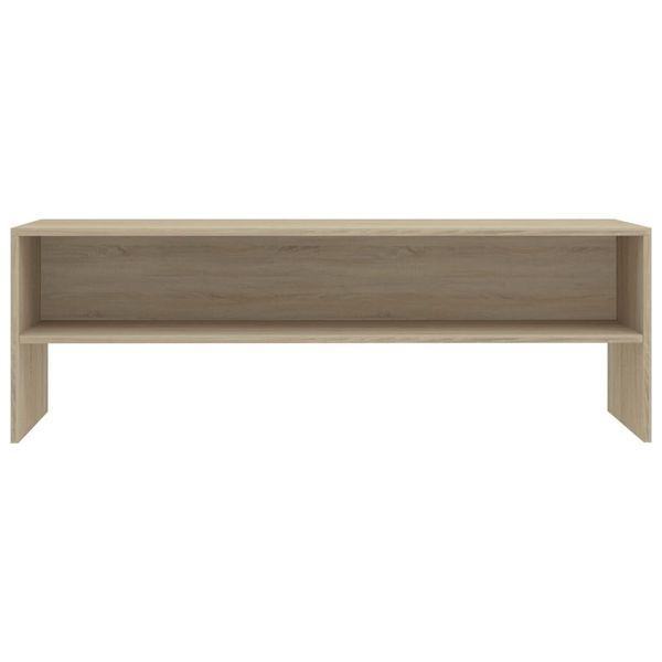 

sonoma oak tv cabinet 120x40x40 cm in chipboard living room furniture