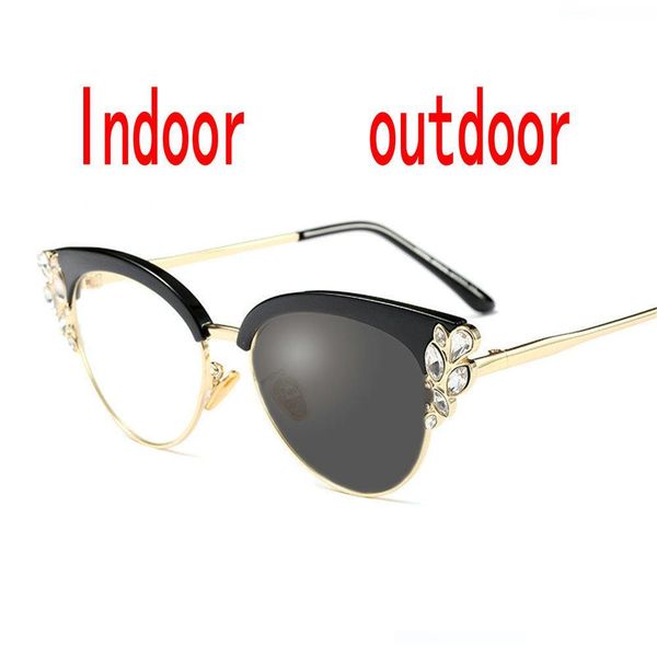 

новые вс фотохромных ретро пройденные близорукостей очки мужчины женщина близоруким очки рецепт -1,00 до -4.00 uv400 fml, White;black