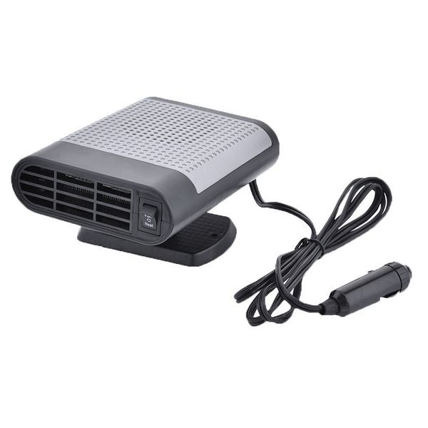 

grey dc12v automobile winter heating warm air locomotive carrying heater heating locomotive with windshield snow defrost with