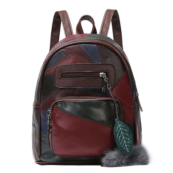 

molave backpacks solid backpack women small bags fashion wild student packages leisure travel bags zipper versatile packages9419