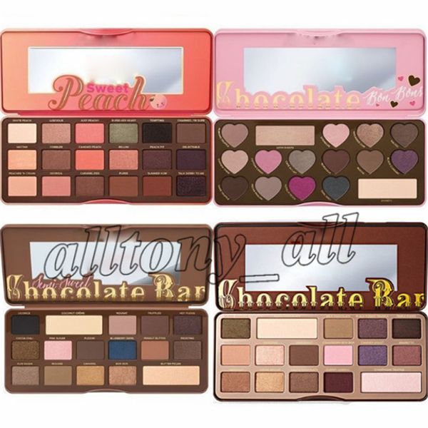 

18 colors eye shadow chocolate gold palette eyeshadow too face white chocolate bar 18 colors peaches eye shadow makeup cosmetics