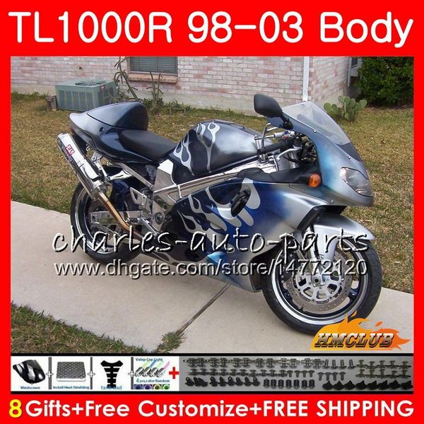 

body for suzuki srad tl1000r blue flames 1998 1999 2000 2001 2002 2003 19hc.91 tl1000 r tl 1000 r tl 1000r 98 99 00 01 02 03 fairings kit