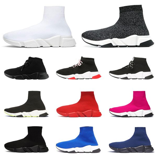 

горячий носок обувь дизайнера для скорости мужчины женщины тренера тройной черного белого блеска темно-синей красных моды мужской бегун роск, Black