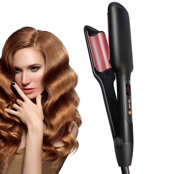 

professional corrugated hair curler egg perm splint straightening irons tourmaline ceramic curling iron women styling tools