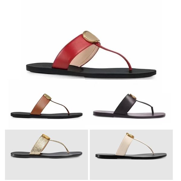 

2020 роскошный черный мягкая кожа фрэнсис thong сандалии мужские и женщин причинная плоский берег скольжению на сандалии, Black