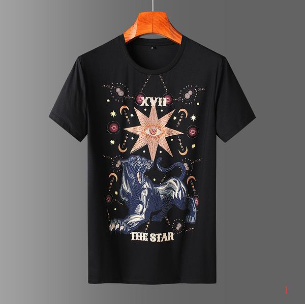 

brand sport men's suit new summer popular l0g0 personality diamond tiger print casual sports suit man clothes size -3xl ph-zw2005122, Gray