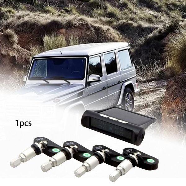 

tire pressure monitor built-in external car universal tire detection monitor wireless solar pressure detection