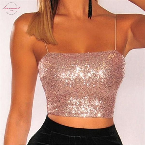 

womens shiny beads tank tube bralet bra soild vest ladies new sequiens pink casual crop tank selling, White
