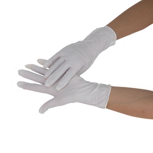 

popular overseas manufacturers wholesale food grade disposable nitrile butadiene latex gloves without powder, waterproof non-slip rubber oil, Blue;gray