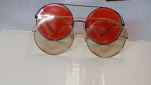 

run away 0285 round sunglasses black red sun glasses women designer sunglasses shades new iwth box, White;black