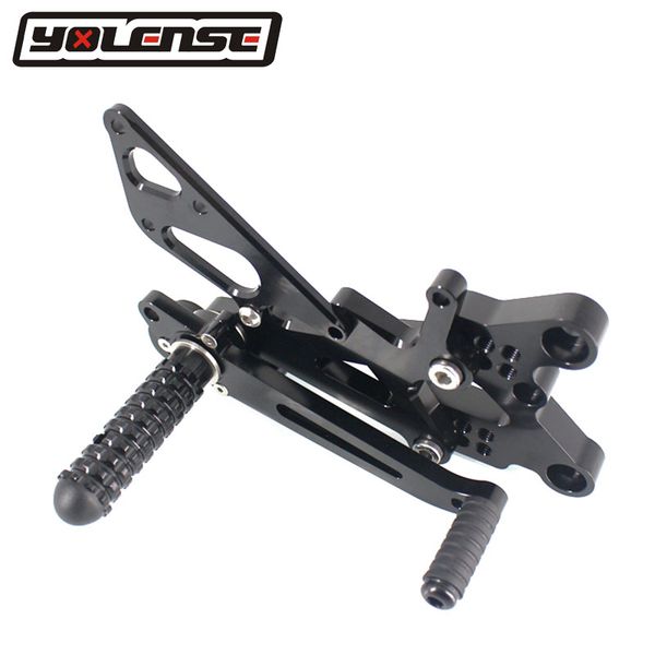 

for yamaha yzf-r6 yzfr6 yzf r6 2006-2016 motorcycle accessories cnc aluminum footrest rear sets adjustable rearset foot pegs