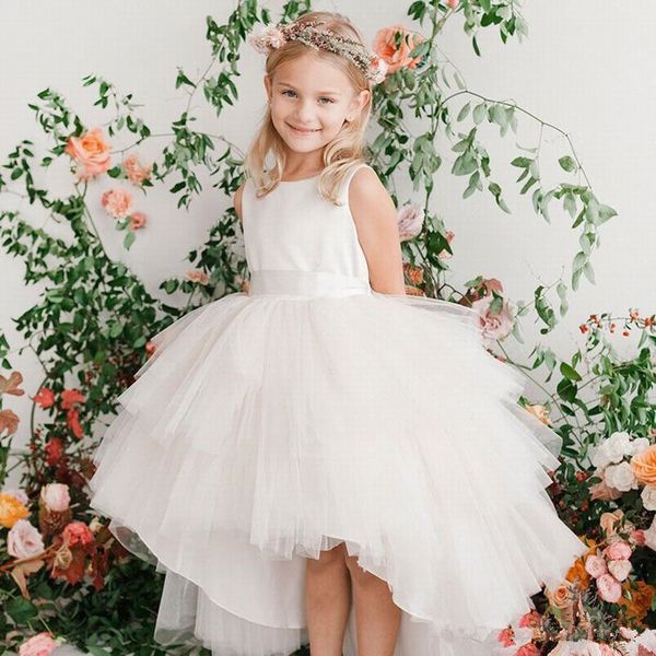 Flower Girls Princess Dress Kids Pageant Party Dance Wedding Birthday Ball Gown