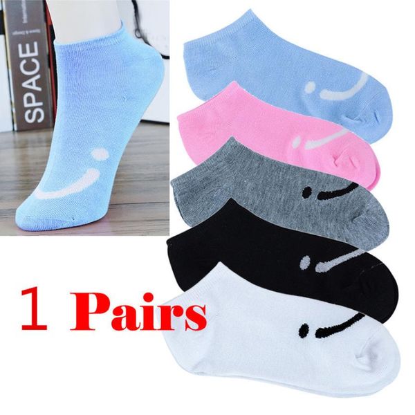 

snowshine yli 1pairs women comfortable candy color cotton sock slippers short ankle socks, Black;white