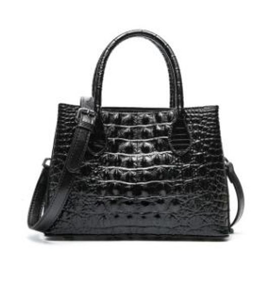 

new fashion luxury crocodile pattern women's real leather handbags genuine leather ladies shoulder bag