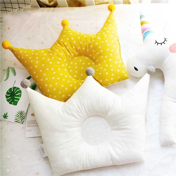 

baby shaping pillow prevent flat head infants crown floral bedding pillows newborn boy girl neck supported sleep positioner