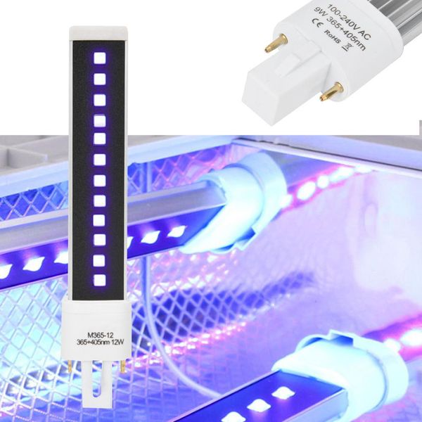 

double light source nail gel curing dryer light tube replacement bulb manicure tool for uv gel polish curing dryer 4