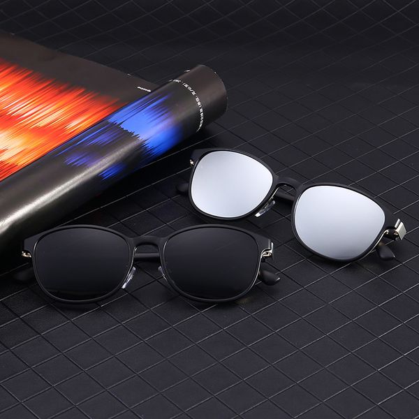 

multi-clips eyewear magnetic clip on sunglasses men women polarized tr90 square optical myopia eyeglass frame highquality frame, White;black