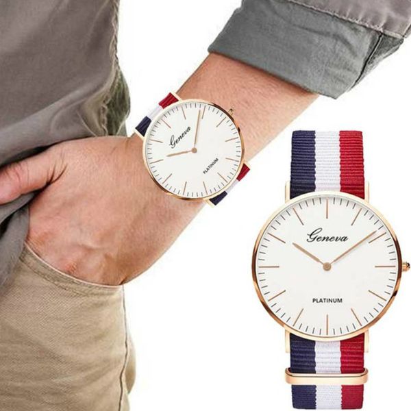 

ebey hot sale cross-border special для joom женские часы досуг простой нейлон студенты кварцевые часы завод прямых продаж, Slivery;brown