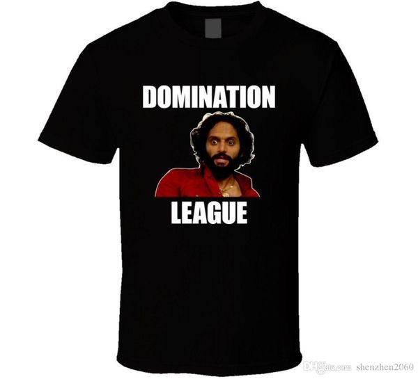 

the league tv show fantasy football domination t shirt, White;black