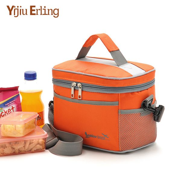 

europe and america insulation package picnic bag fashion large capacity oxford cloth car ice pack outdoor refrigerator bolsa, Blue;pink