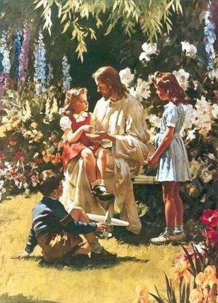 

a054 # иисус христос и мальчики девочки главная decorhd печати картина маслом на холсте wall art canvas картинки 200108